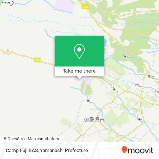 Camp Fuji BAS map