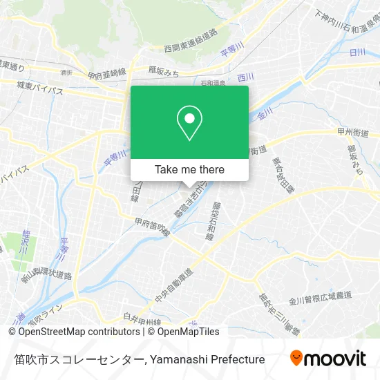 Fuefuki City Scoray Center map
