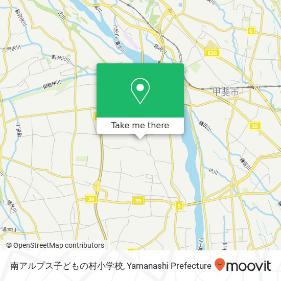 南アルプス子どもの村小学校 map