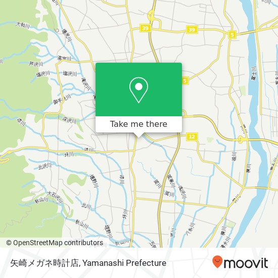 矢崎メガネ時計店 map