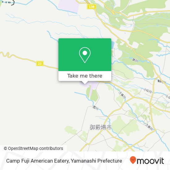 Camp Fuji American Eatery map