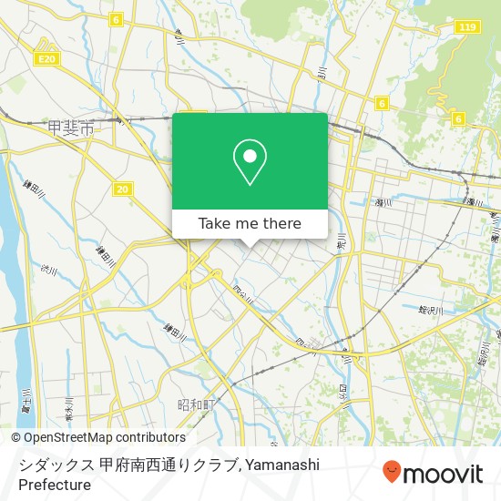 シダックス 甲府南西通りクラブ map