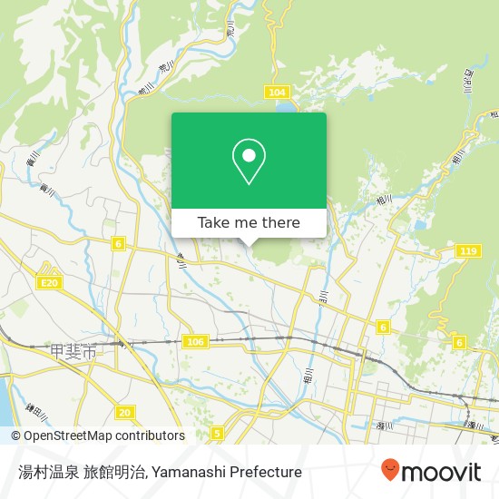 湯村温泉 旅館明治 map
