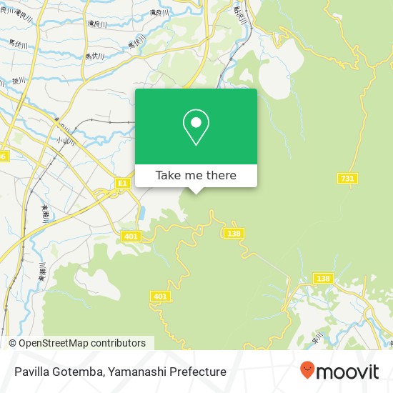 Pavilla Gotemba map