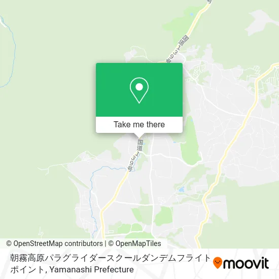 Amagiyama Highland Paragliding School Tandem Flight Point map