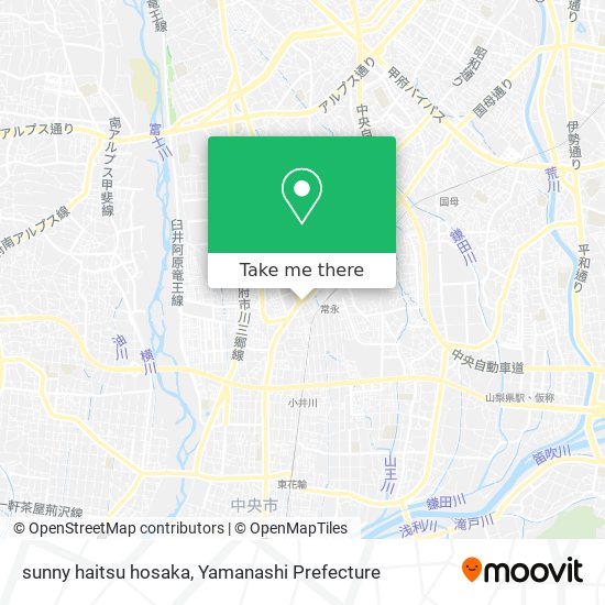 sunny haitsu hosaka map
