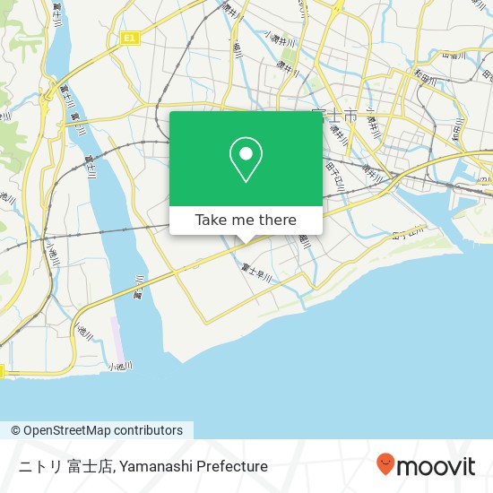 ニトリ 富士店 map