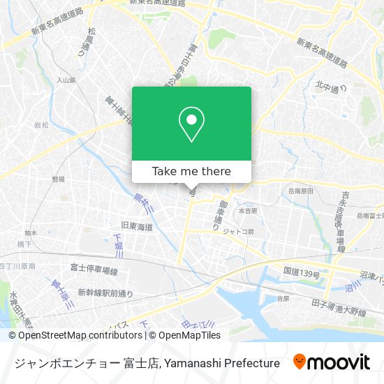 ジャンボエンチョー 富士店 map