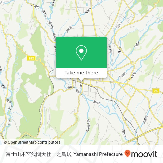 富士山本宮浅間大社一之鳥居 map