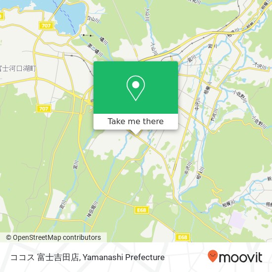 ココス 富士吉田店 map
