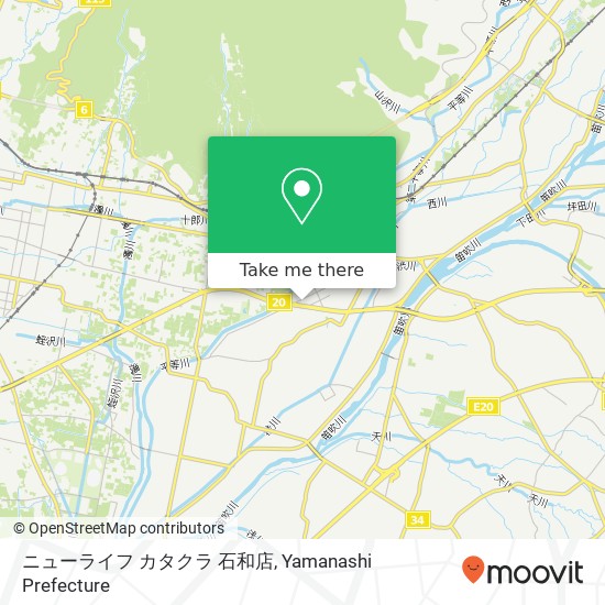 ニューライフ カタクラ 石和店 map