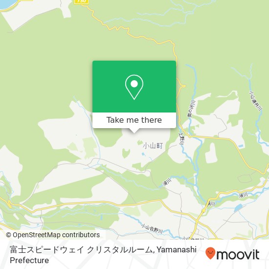 富士スピードウェイ クリスタルルーム map