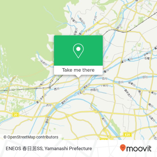 ENEOS 春日居SS map