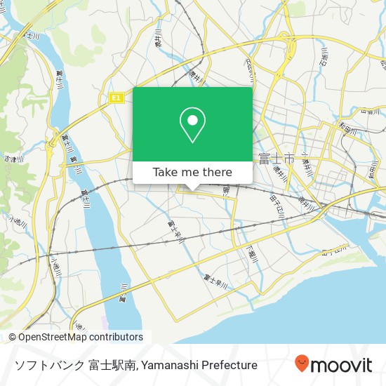 ソフトバンク 富士駅南 map