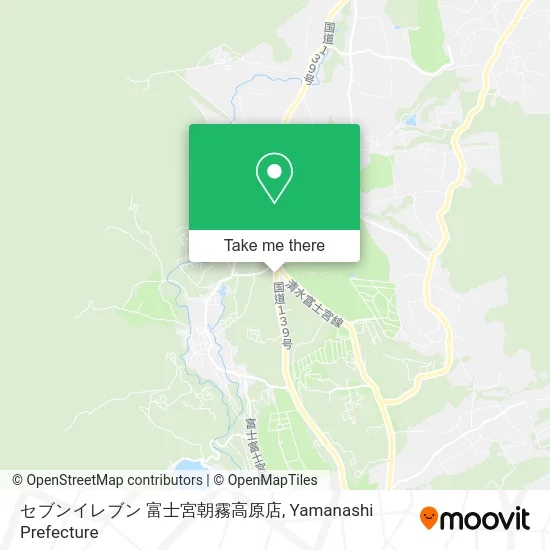 Seven Eleven Fujinomiya Amagikogen Store map
