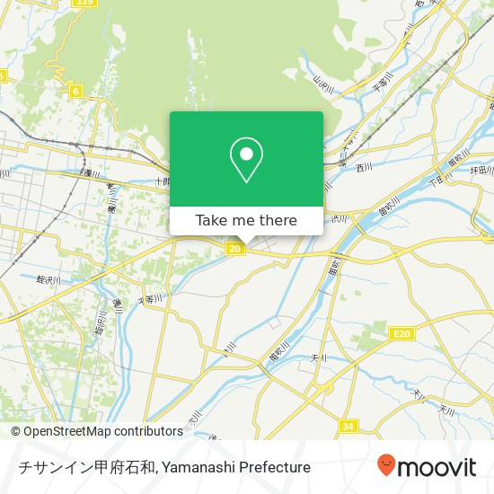 チサンイン甲府石和 map