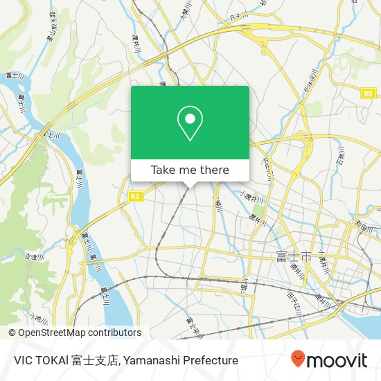 VIC TOKAl 富士支店 map