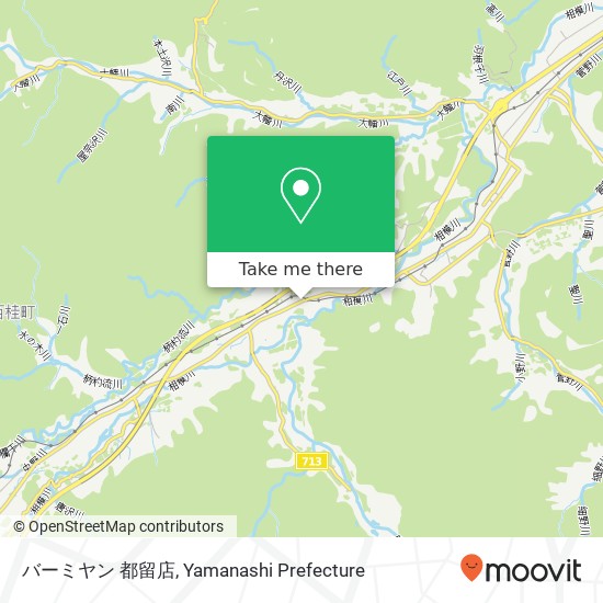バーミヤン 都留店 map