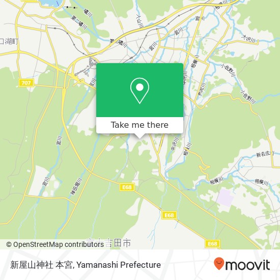 新屋山神社 本宮 map
