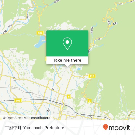 古府中町 map
