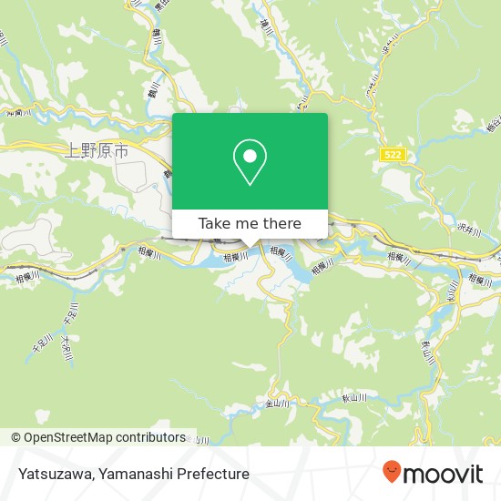 Yatsuzawa map