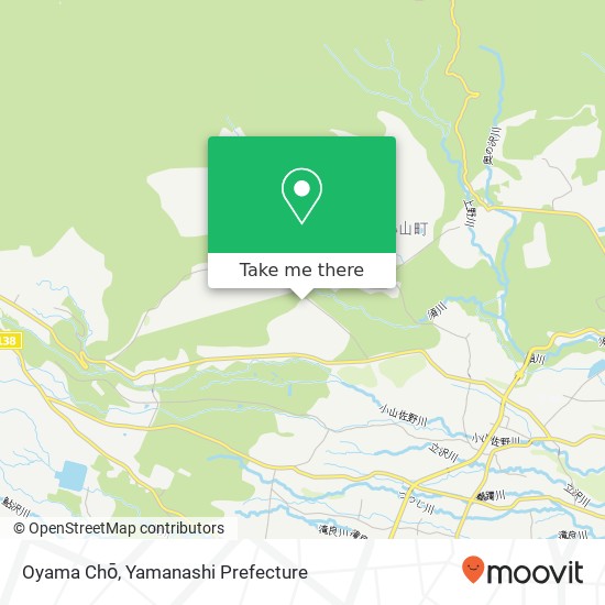 Oyama Chō map