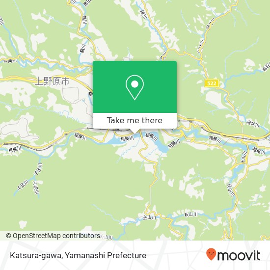 Katsura-gawa map