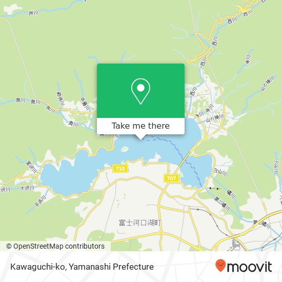 Kawaguchi-ko map