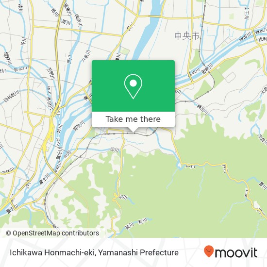 Ichikawa Honmachi-eki map