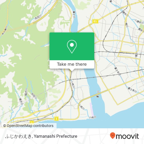 ふじかわえき map