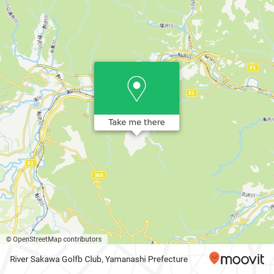 River Sakawa Golfb Club map