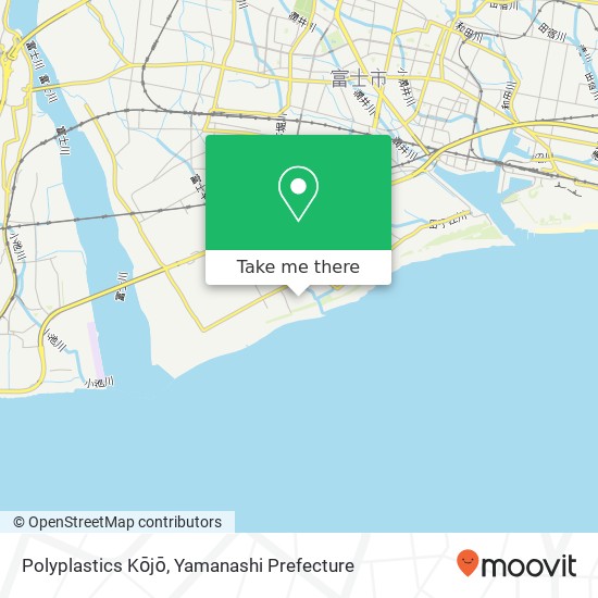 Polyplastics Kōjō map