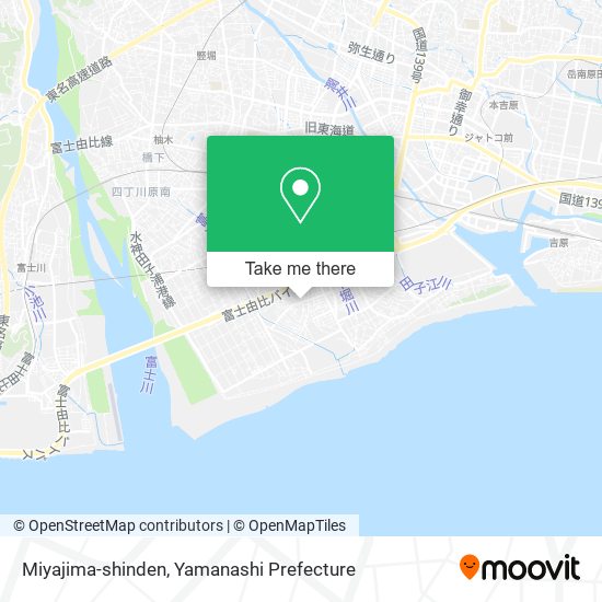 Miyajima-shinden map