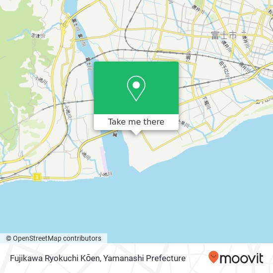 Fujikawa Ryokuchi Kōen map