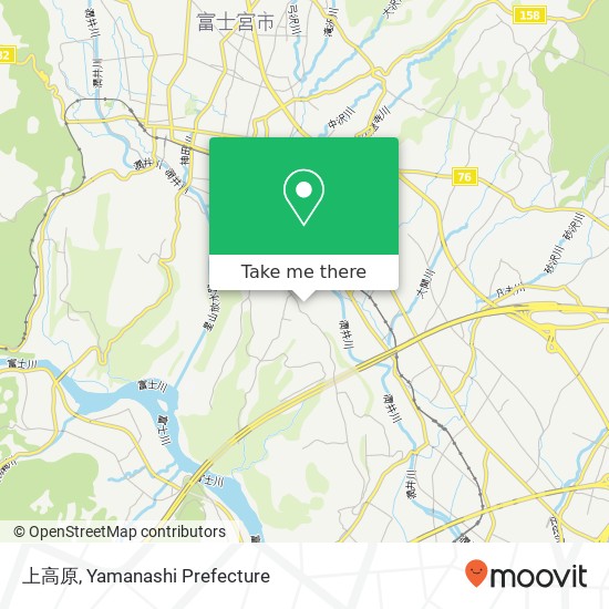 上高原 map