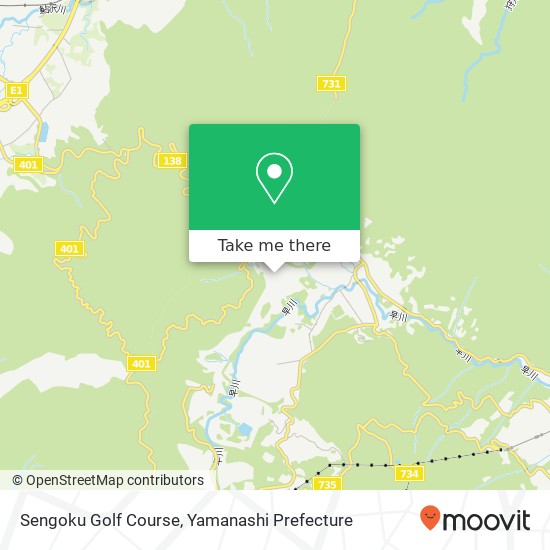 Sengoku Golf Course map