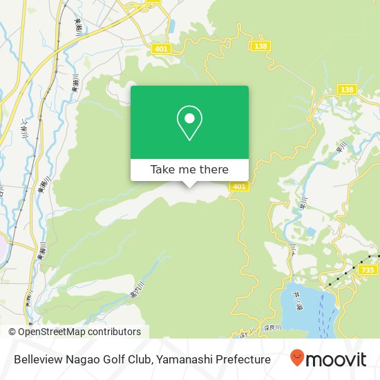 Belleview Nagao Golf Club map