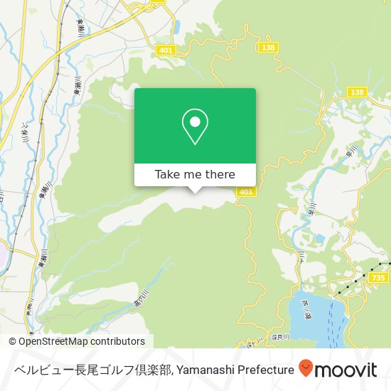 ベルビュー長尾ゴルフ倶楽部 map