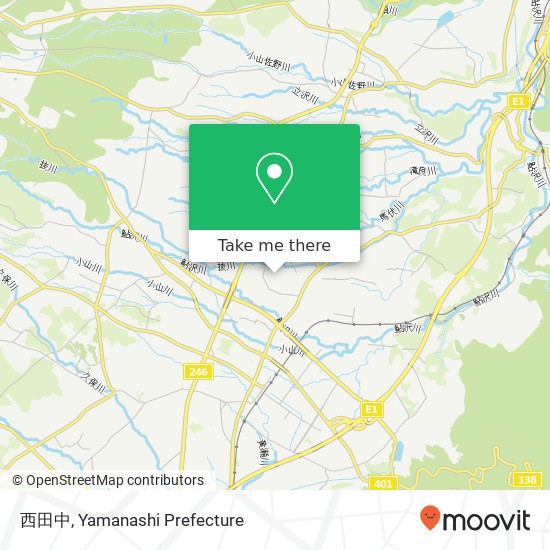 西田中 map