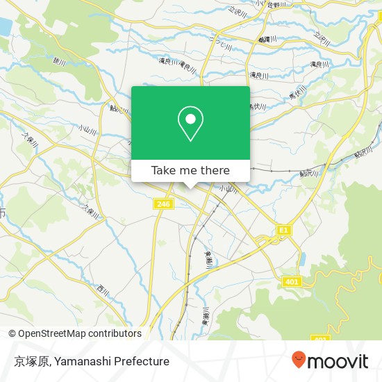 京塚原 map