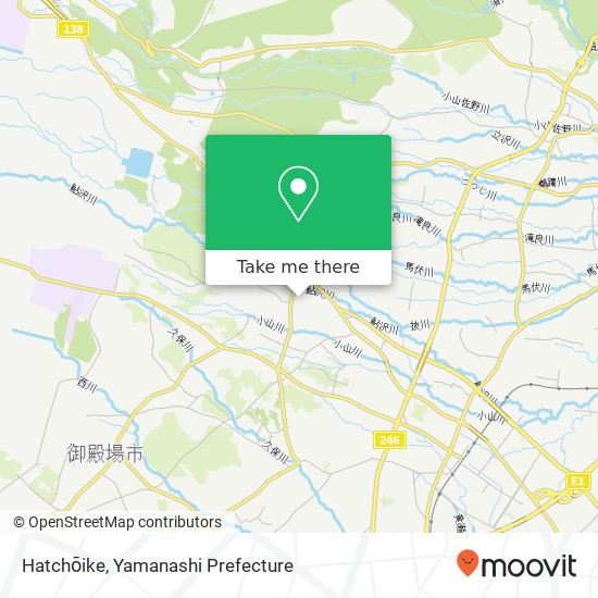Hatchōike map