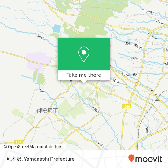 蕪木沢 map