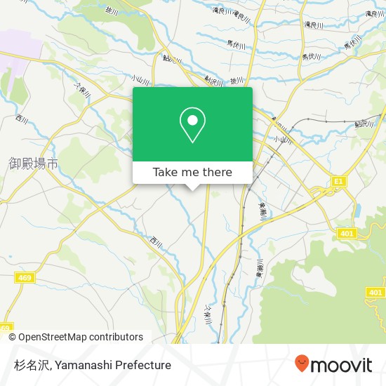 杉名沢 map