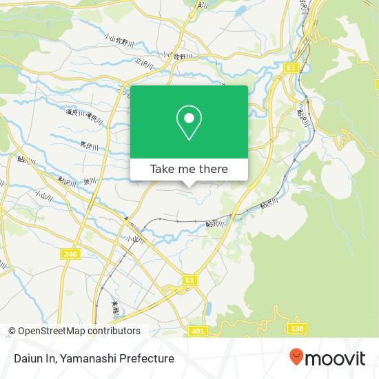 Daiun In map