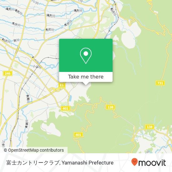 富士カントリークラブ map