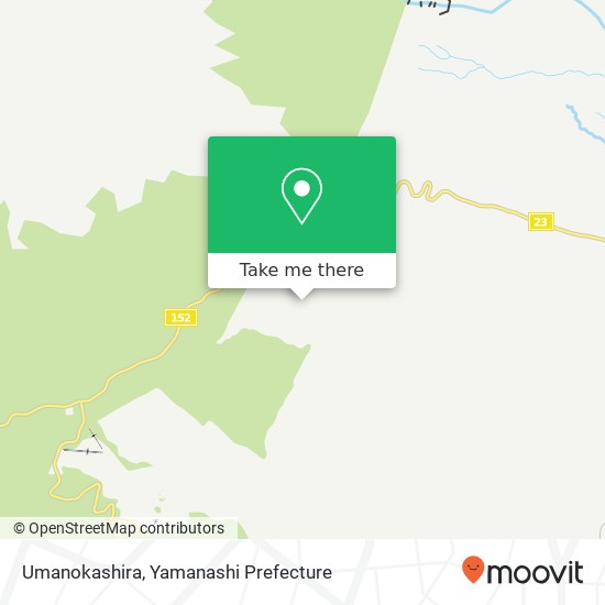 Umanokashira map