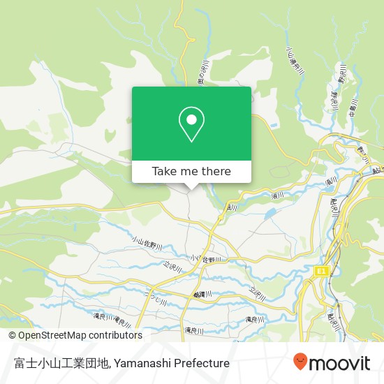 富士小山工業団地 map