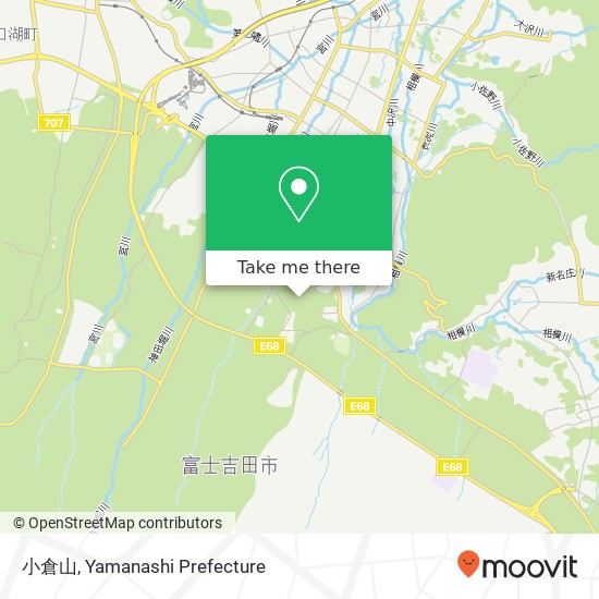 小倉山 map