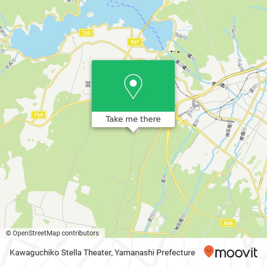 Kawaguchiko Stella Theater map