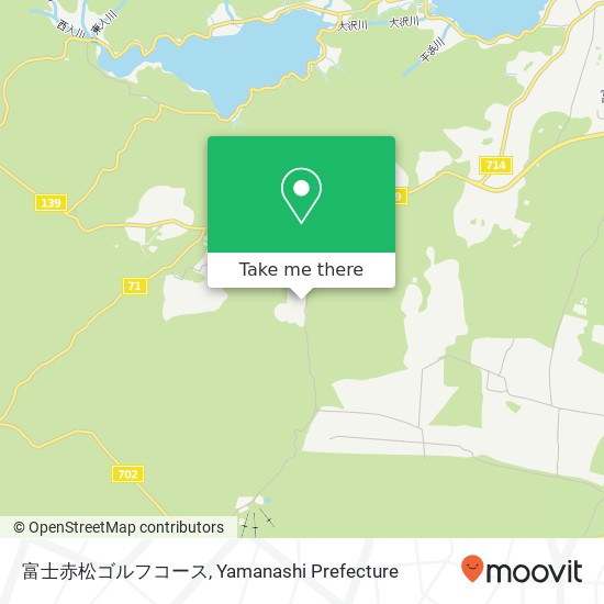 富士赤松ゴルフコース map